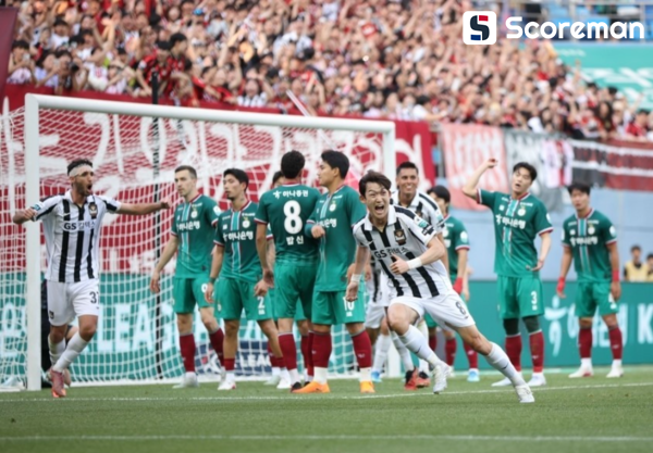 '이승모 결승골' FC서울, 대전 2-1로 3연패 몰아넣고 2연승 질주